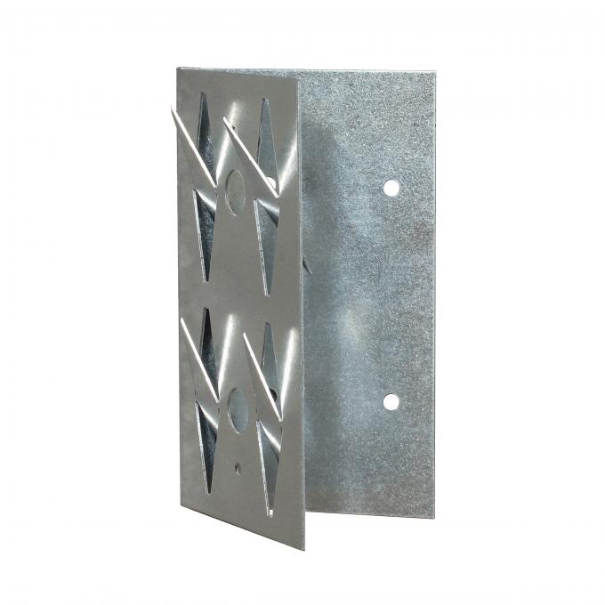 ध्वनिक कोने के इम्पालिंग क्लिप्स, ध्वनिक पैनलों के लिए चांदी के धातु माउंटिंग ब्रैकेट, दीवार ध्वनि अछूता स्थापना हार्डवेयर 2