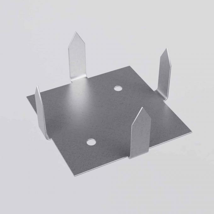 ध्वनिक कोने के इम्पालिंग क्लिप्स, ध्वनिक पैनलों के लिए चांदी के धातु माउंटिंग ब्रैकेट, दीवार ध्वनि अछूता स्थापना हार्डवेयर 5