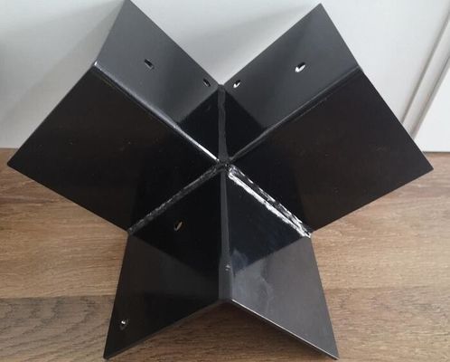 4*4 Pergola ब्रैकेट किट लकड़ी के पोस्ट बेस और मेटल Pergola कॉर्नर ब्रैकेट