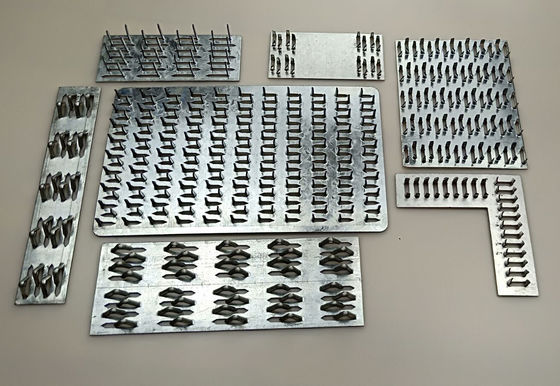 100 मिमी आयताकार जस्ती लकड़ी के फ्रेमिंग गिरोह नाखून संक्षारण प्रतिरोधी