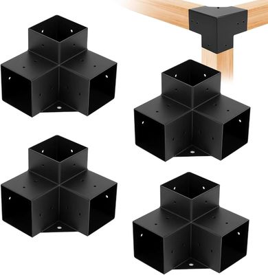 यूवी प्रतिरोधी पेर्गोला ब्रैकेट हार्डवेयर शामिल और स्थापित करने के लिए आसान