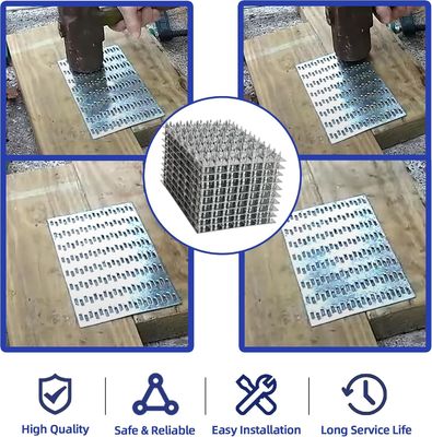 लकड़ी की छत ट्रस और लकड़ी के फ्रेमिंग कनेक्टर के लिए गैंग नाखून प्लेट फास्टनर