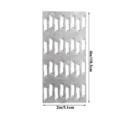 प्रोंग्ड ट्रस प्लेट फ्लैट मेकिंग प्लेट्स मरम्मत टाई प्लेट ब्रैकेट गैल्वेनाइज्ड स्टील 1 एमएम मोटी नाखून दांत ऊंचाई 8 मिमी के लिए छत ट्रस लकड़ी लकड़ी कनेक्टर