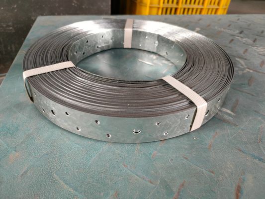 छिद्रित धातु स्ट्रैप रोल ️ गैल्वेनाइज्ड ब्रेकिंग और फ्रेमिंग हार्डवेयर