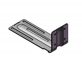 नॉन लोड लेअरिंग दीवारों को ट्रस पर फिक्स करने के लिए आंतरिक दीवार ब्रैकेट